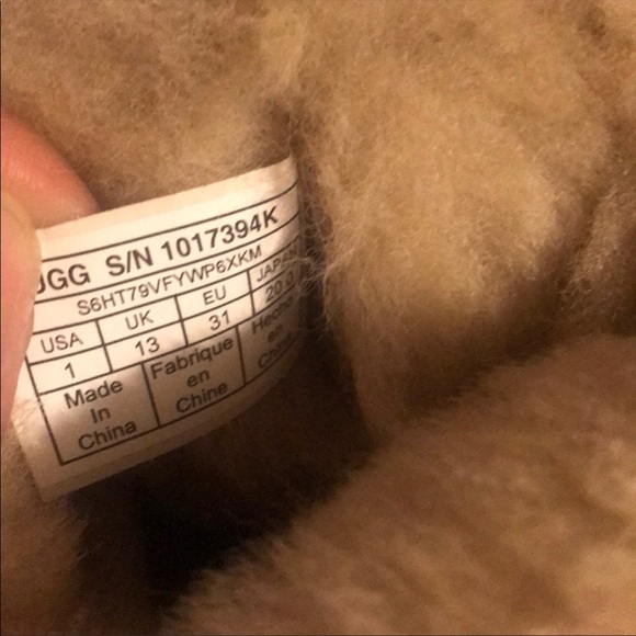 Kids UGG BAILEY BOW II CHESTNUT - Picture 12 of 14